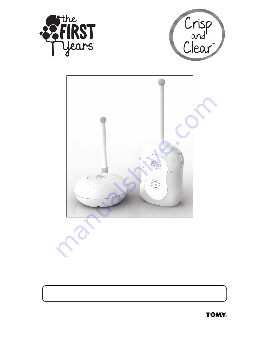 The First Years Crisp & Clear Y7568 Instruction Manual Download Page 1