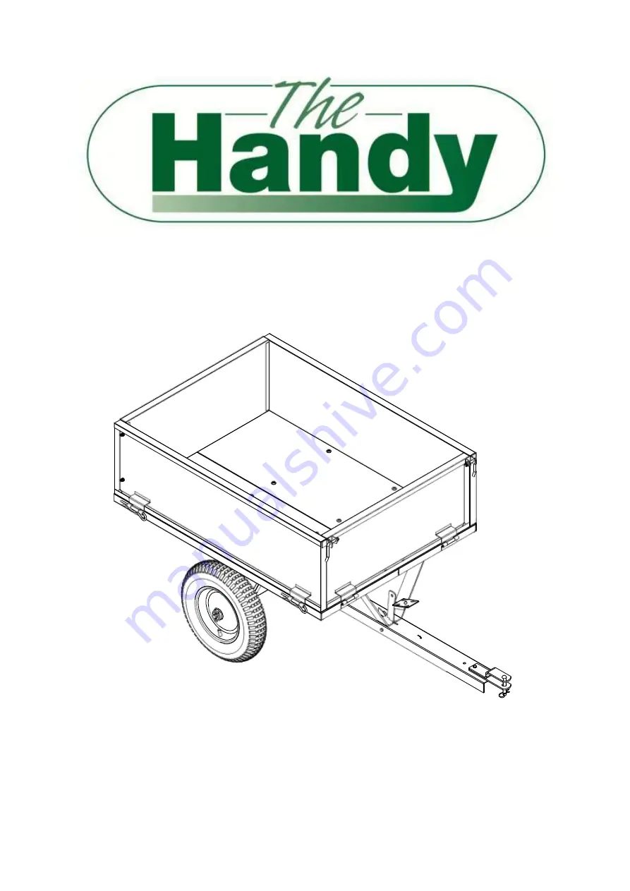 The Handy 193843001 Operators Manual & Partslist Download Page 1