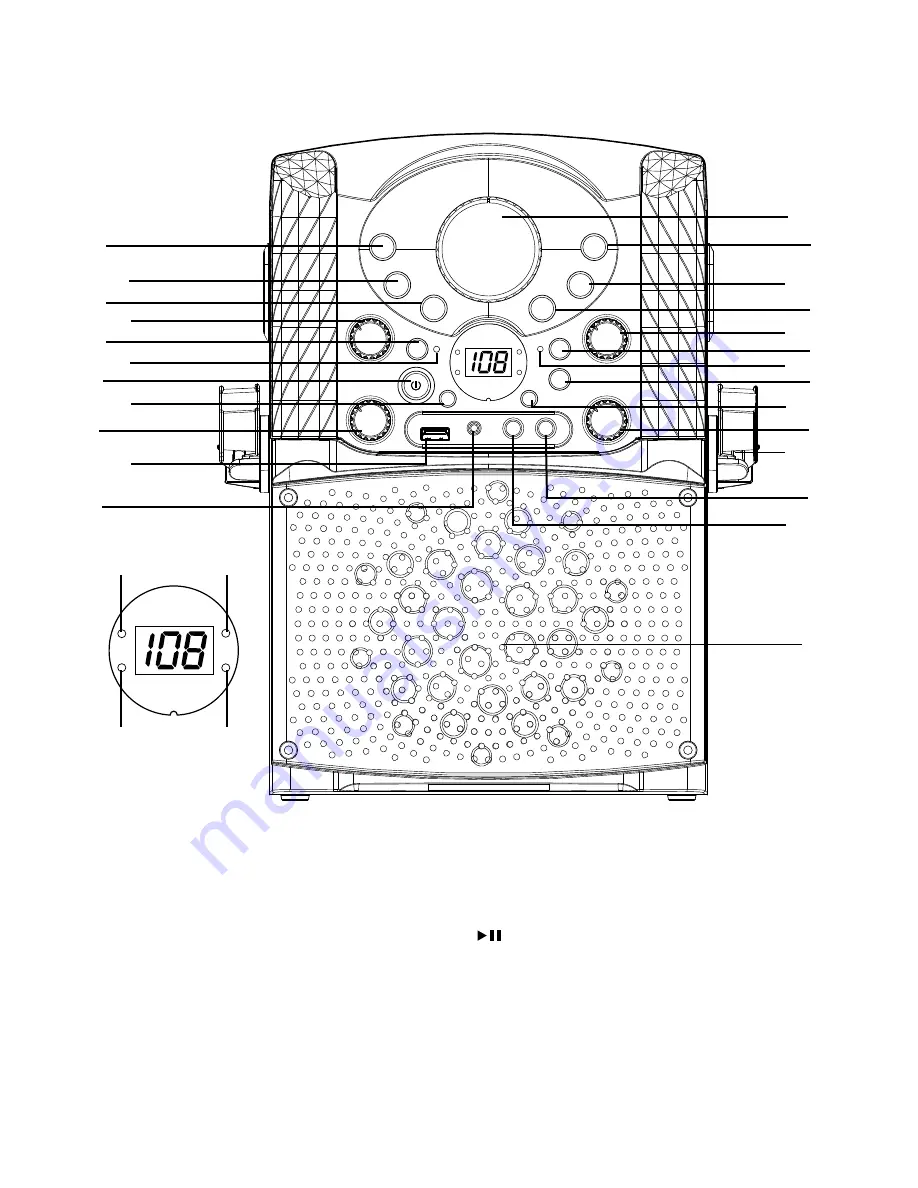 The Singing Machine SML625BTBK Instruction Manual Download Page 4