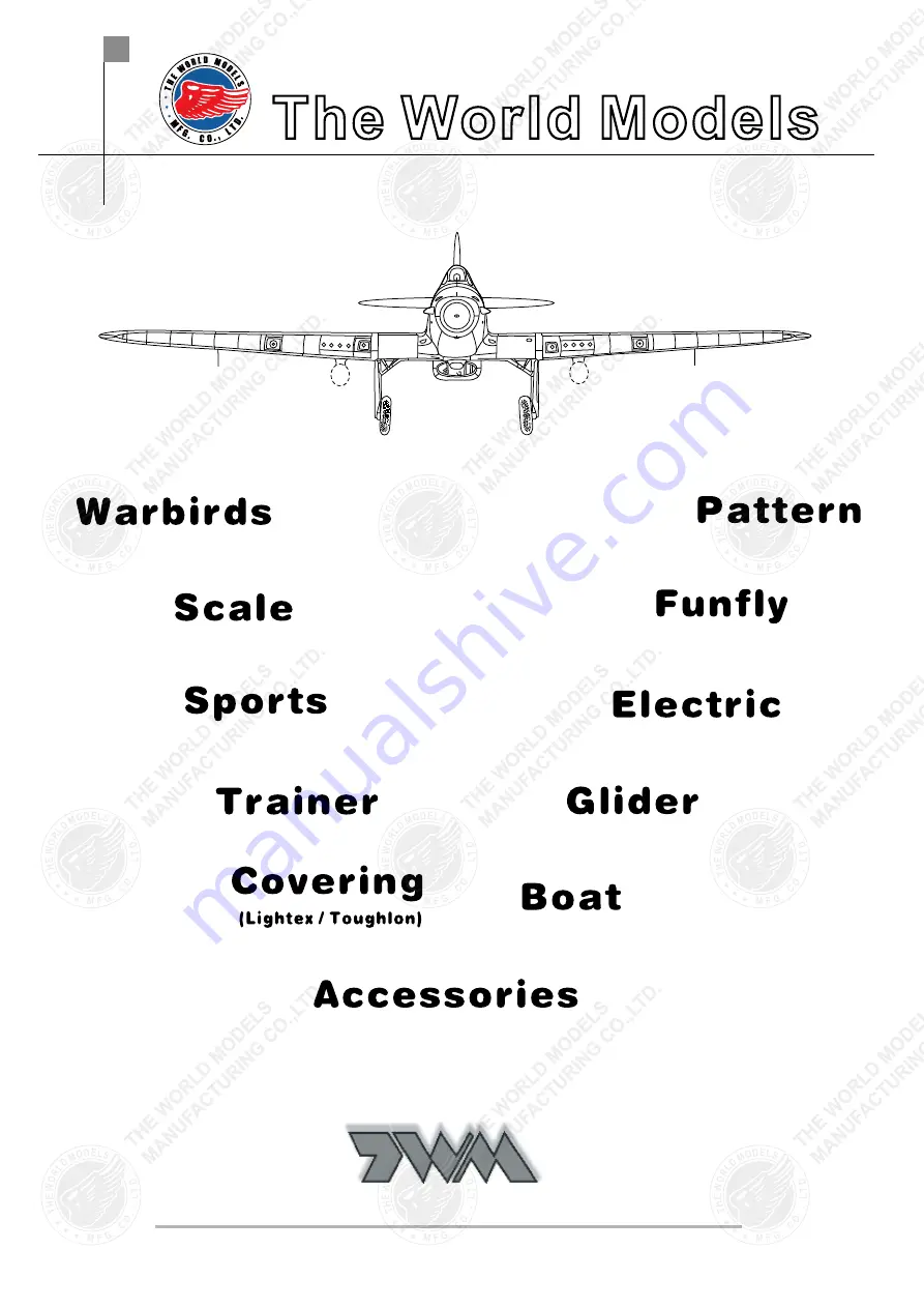 The World Models Manufacturing A186C Instruction Manual Download Page 16