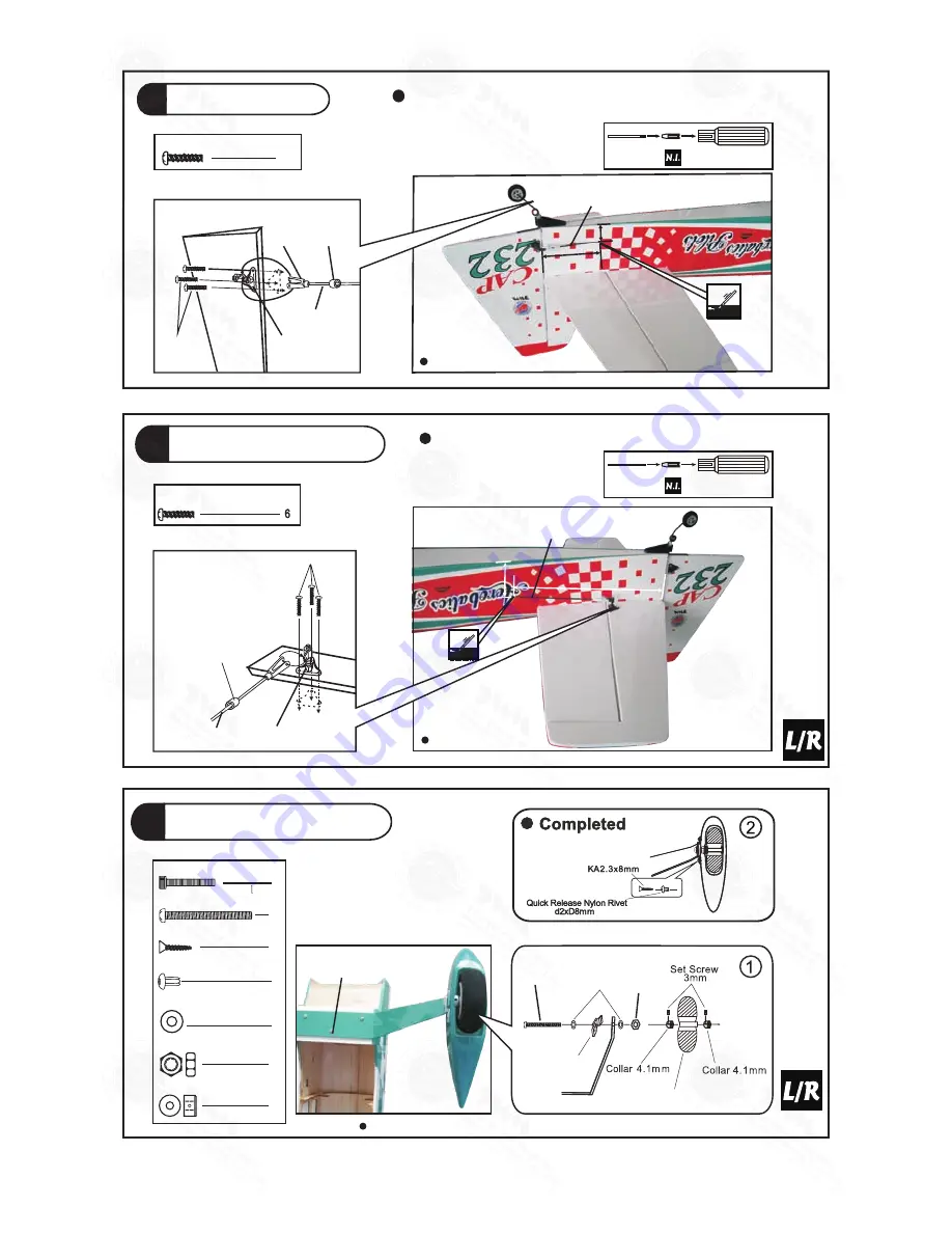 The World Models Manufacturing CAP 232-46N Instruction Manual Download Page 6