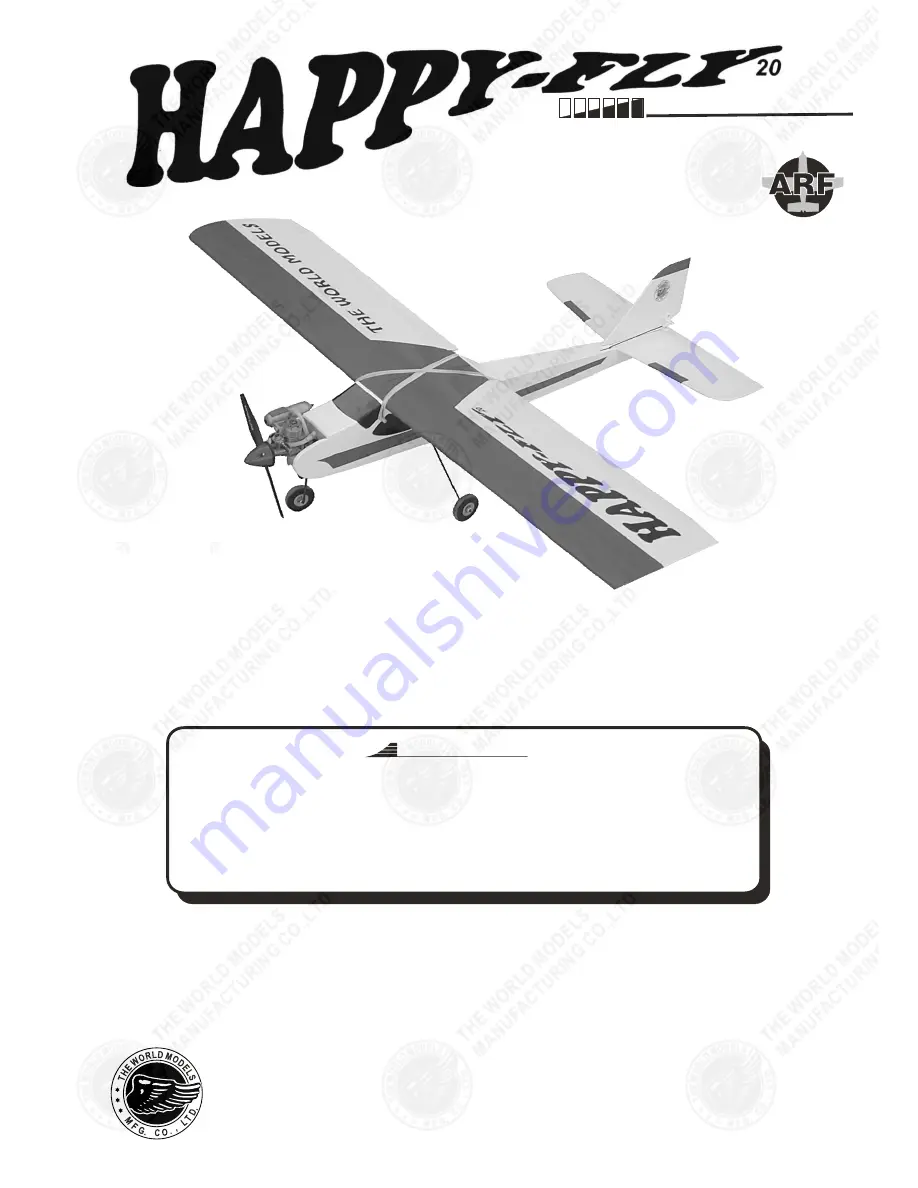 The World Models Manufacturing Happy-Fly Instruction Manual Download Page 1