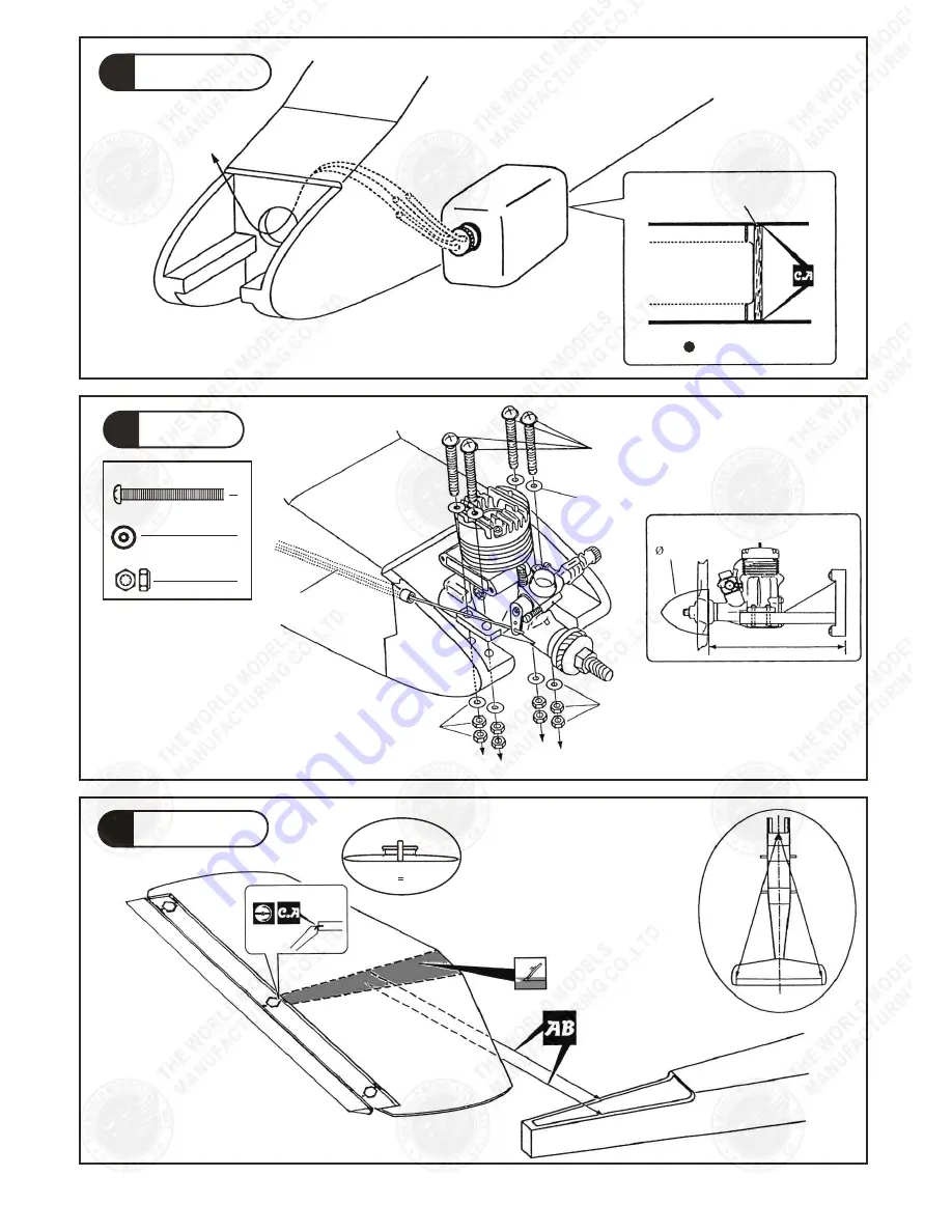 The World Models Manufacturing Happy-Fly Instruction Manual Download Page 6