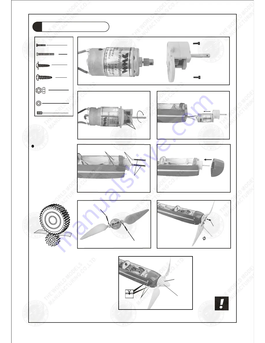 The World Models Manufacturing Sky Runner Instruction Manual Download Page 7