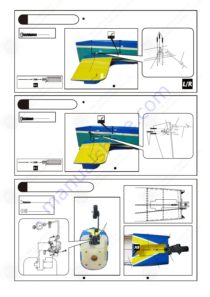 The World Models Manufacturing tucano 60 Instruction Manual Download Page 7