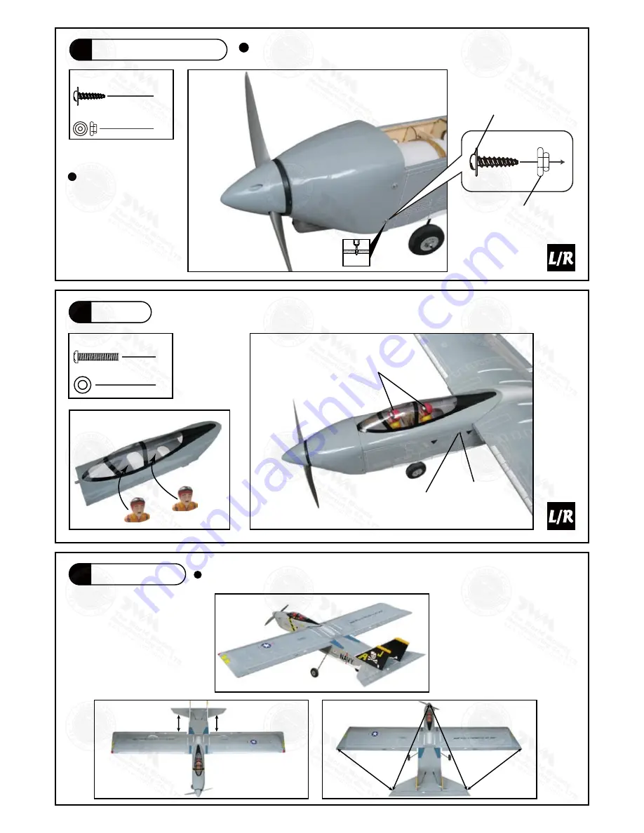 THE WORLD MODELS Jeff Troy's TAMEcat Trainer 40 ARF Скачать руководство пользователя страница 11