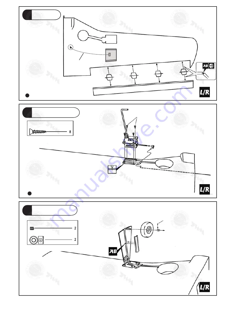 THE WORLD MODELS P-51 MUSTANG 46 Instruction Manual Download Page 4