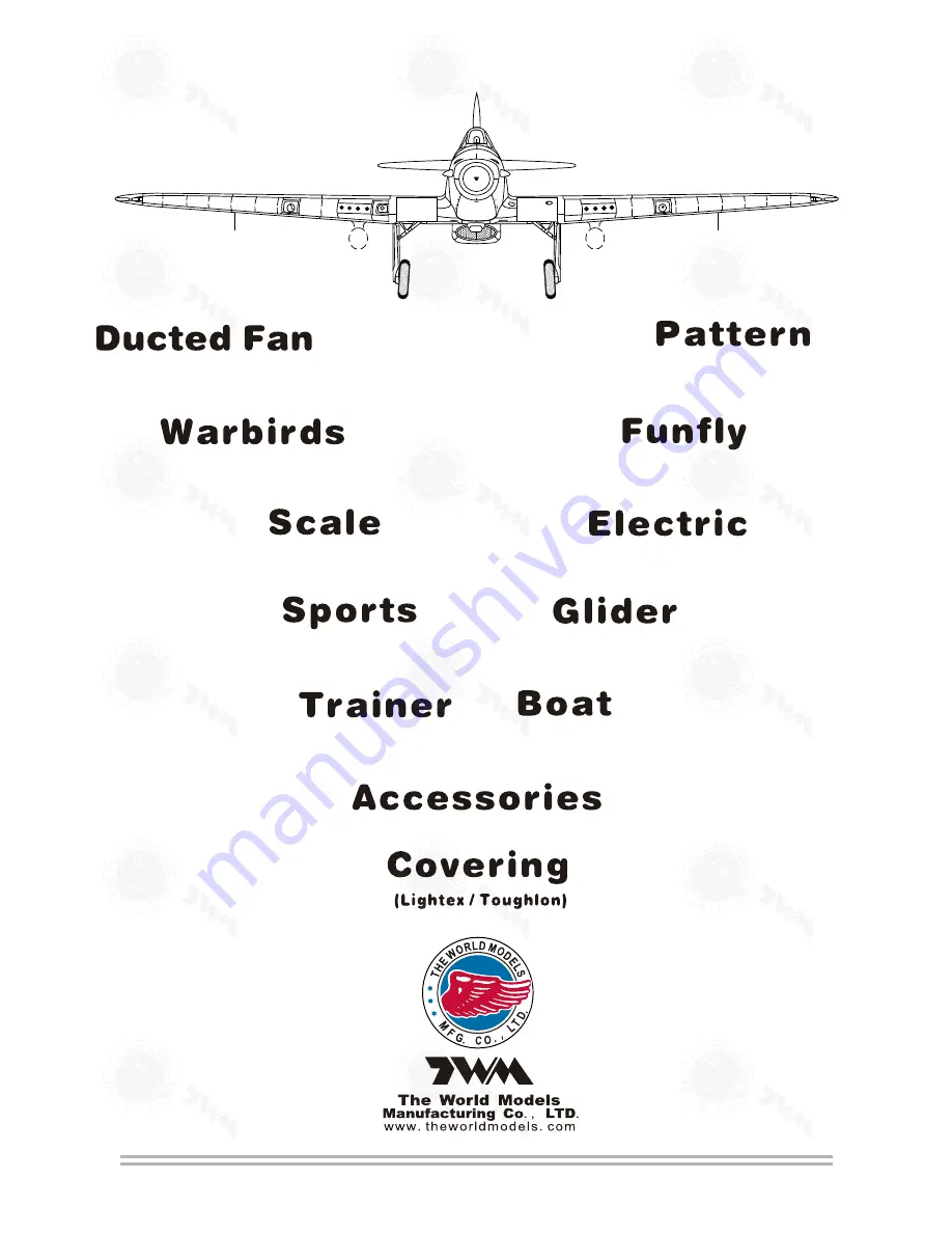 THE WORLD MODELS T-34 Mentor Instruction Manual Download Page 16