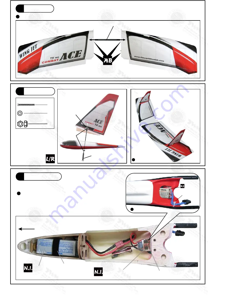 THE WORLD MODELS Wing Jet EP Instruction Manual Download Page 5