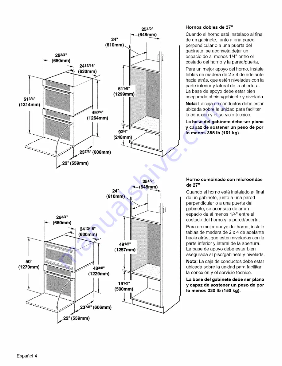 Thermador An American Icon POD301 Installation Manual Download Page 21