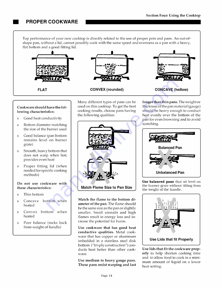 Thermador ExtraLow GGS30 Care And Use Manual Download Page 80