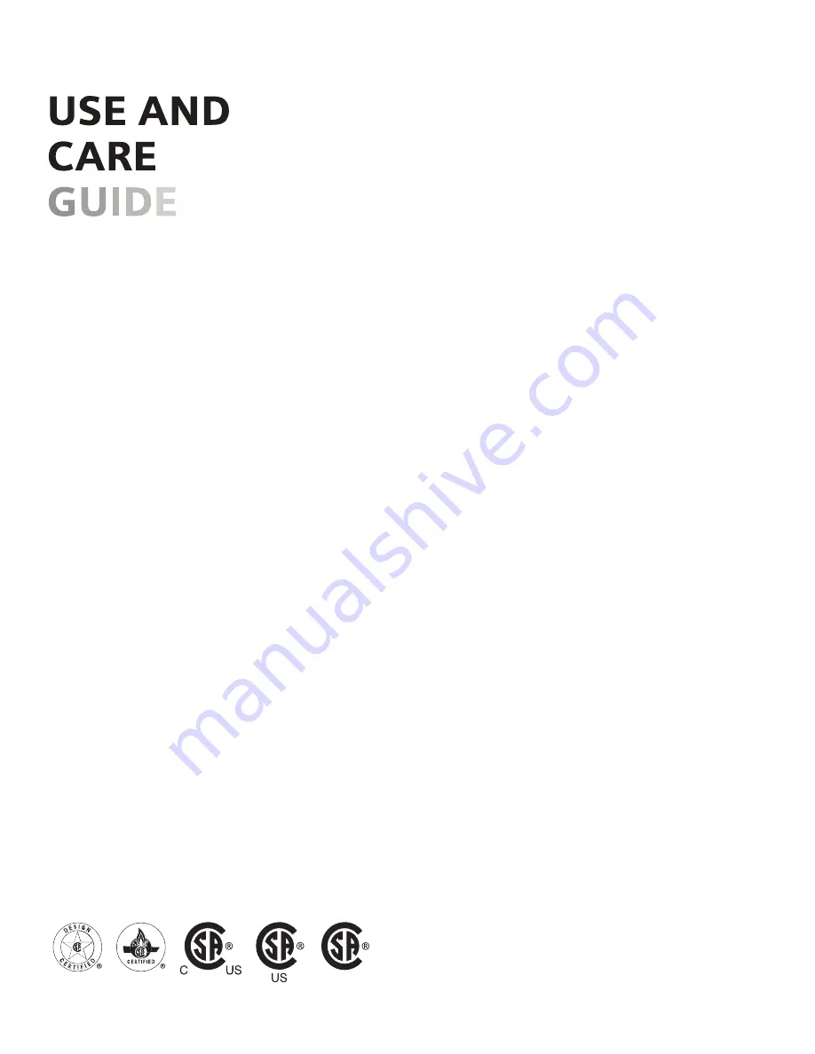 Thermador PCG304G Use And Care Manual Download Page 2