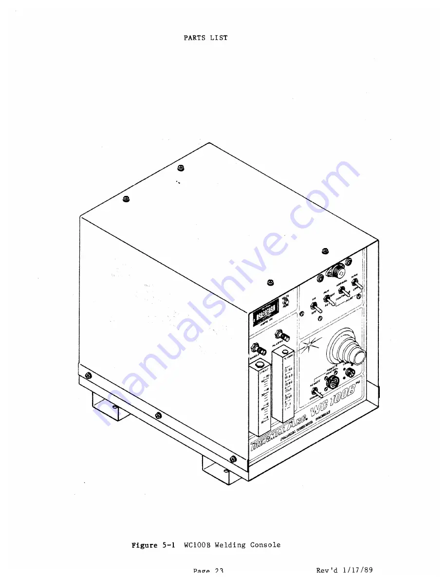 Thermal Arc WC100B Instruction Manual Download Page 37