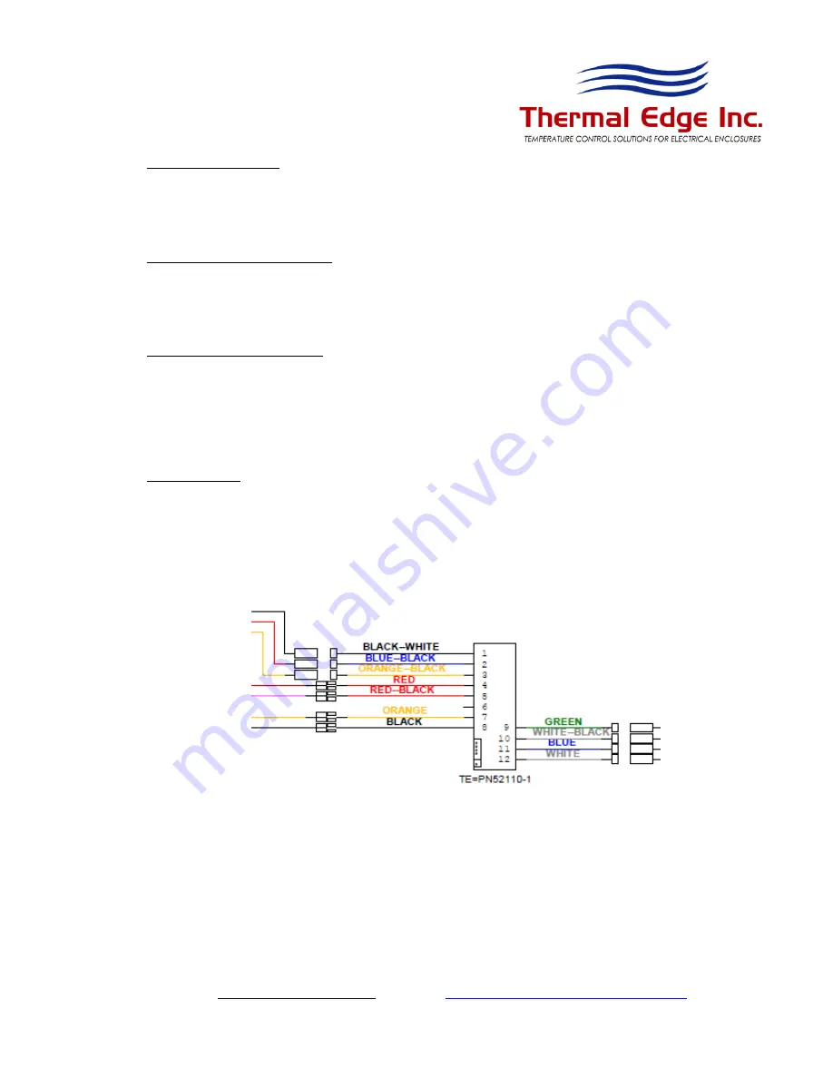 Thermal Edge CS020 Series User'S & Technical Manual Download Page 12