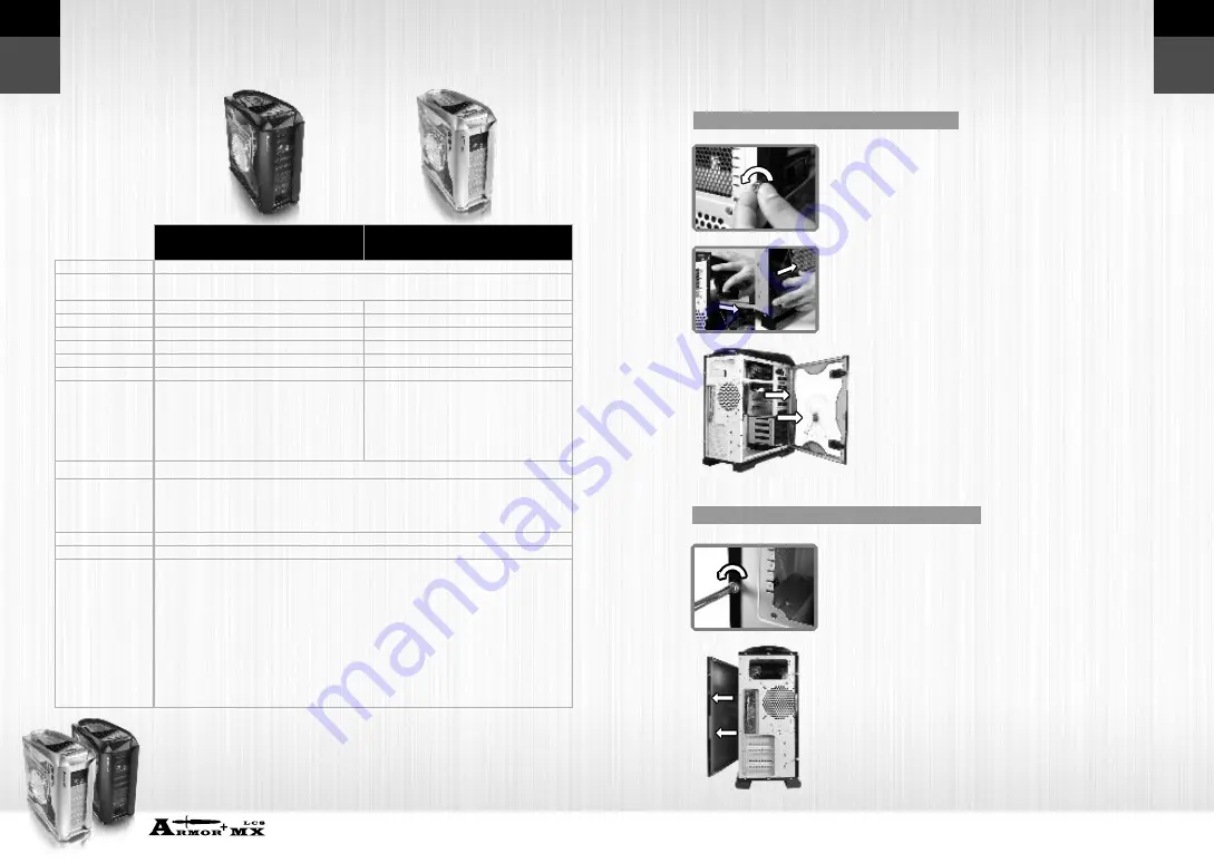 Thermaltake Armor+ MX LCS VH8000 Series Manual Download Page 2