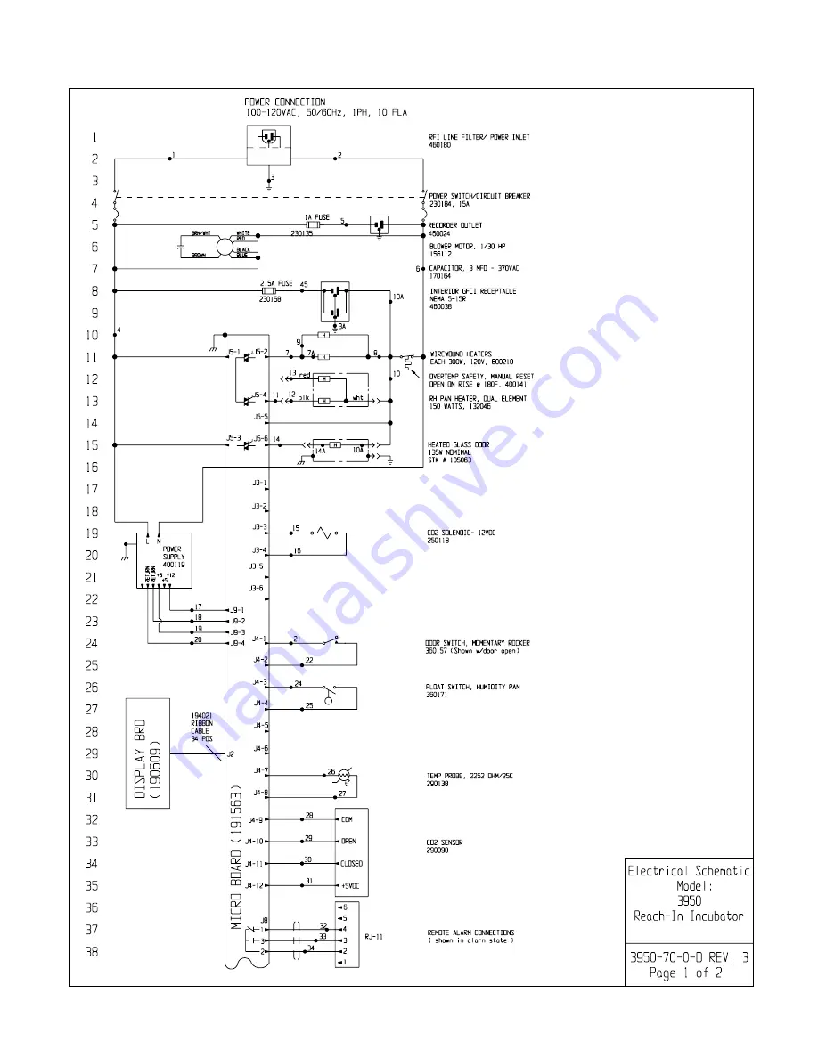 Thermo Electron 3950 Operating And Maintenance Manual Download Page 39