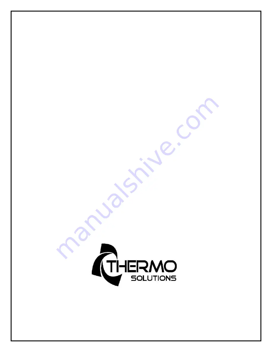 Thermo Solutions Group Titan Plus User Manual Download Page 10