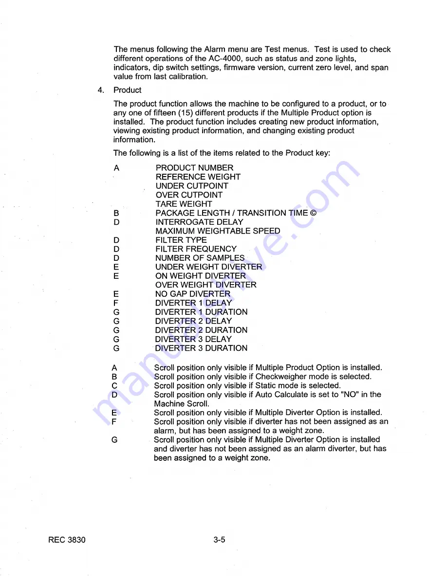 Thermo AC-4000 Operating And Service Manual Download Page 37