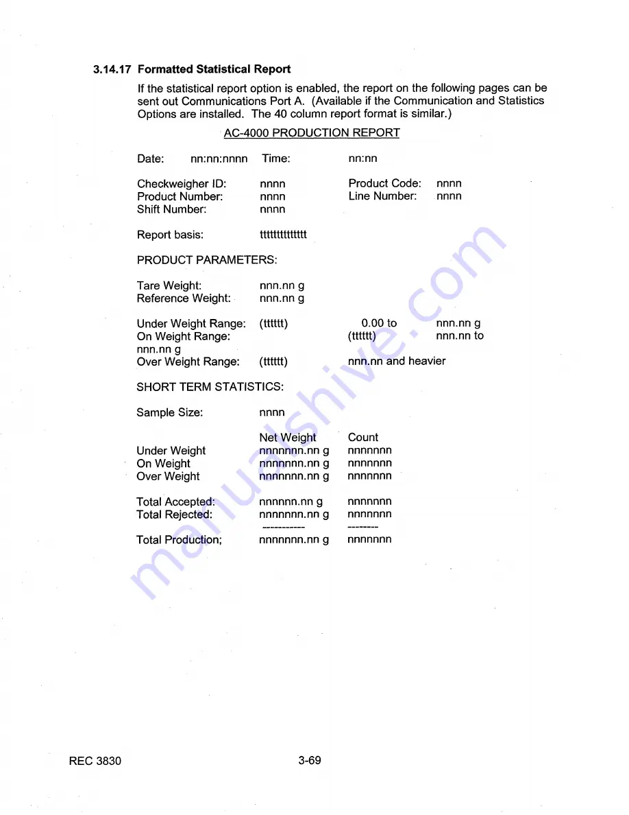 Thermo AC-4000 Operating And Service Manual Download Page 101