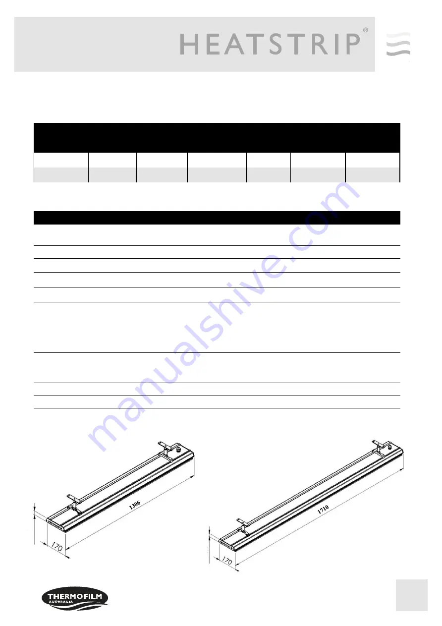 Thermofilm HEATSTRIP ELEGANCE THE RA Series Скачать руководство пользователя страница 3