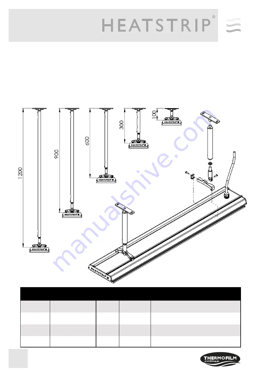 Thermofilm HEATSTRIP ELEGANCE THE RA Series Product Manual Download Page 14