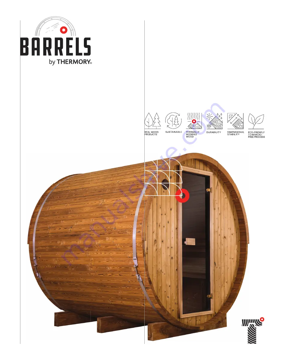 THERMORY BARRELS 62 Installation Manual Download Page 1