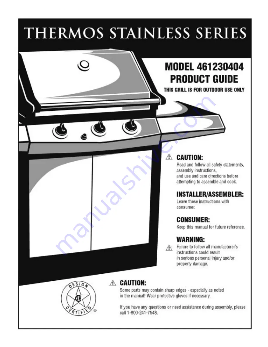 Thermos 461230404 Product Manual Download Page 1