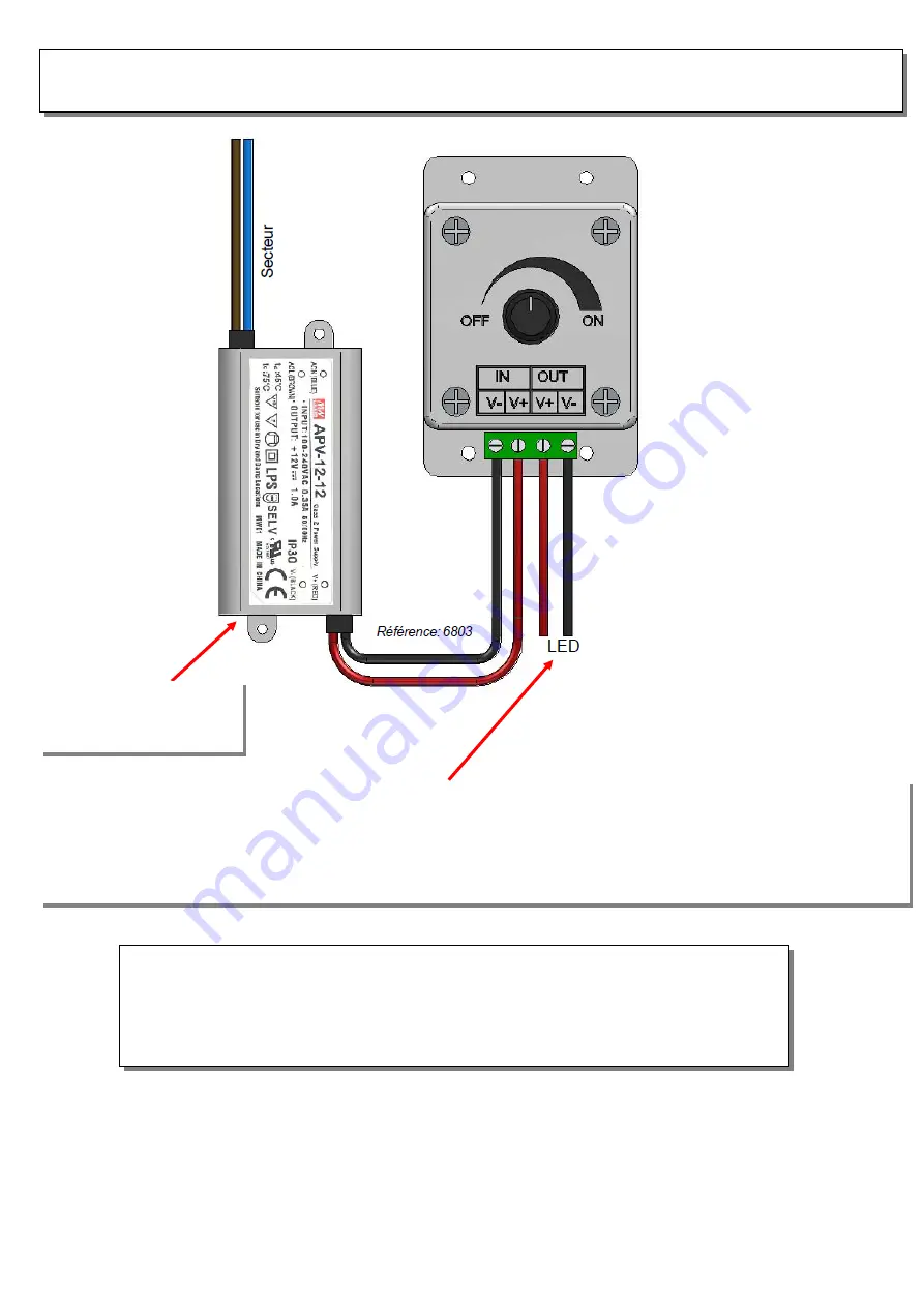 THG PARIS U6J-151LED Manual Download Page 6