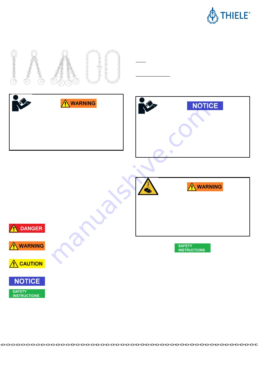 Thiele Grade 100 Operating Instructions Manual Download Page 1