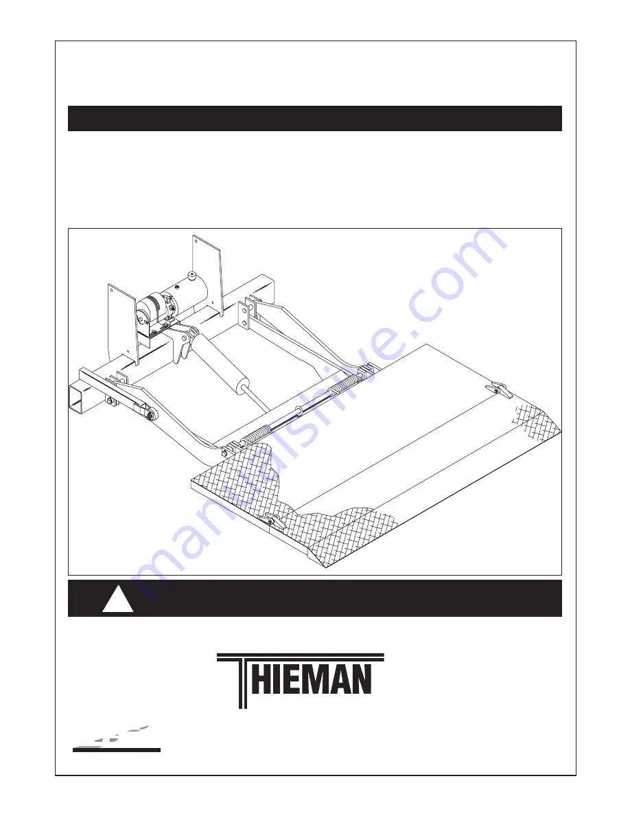 THIEMAN Tailgates M16 Скачать руководство пользователя страница 1