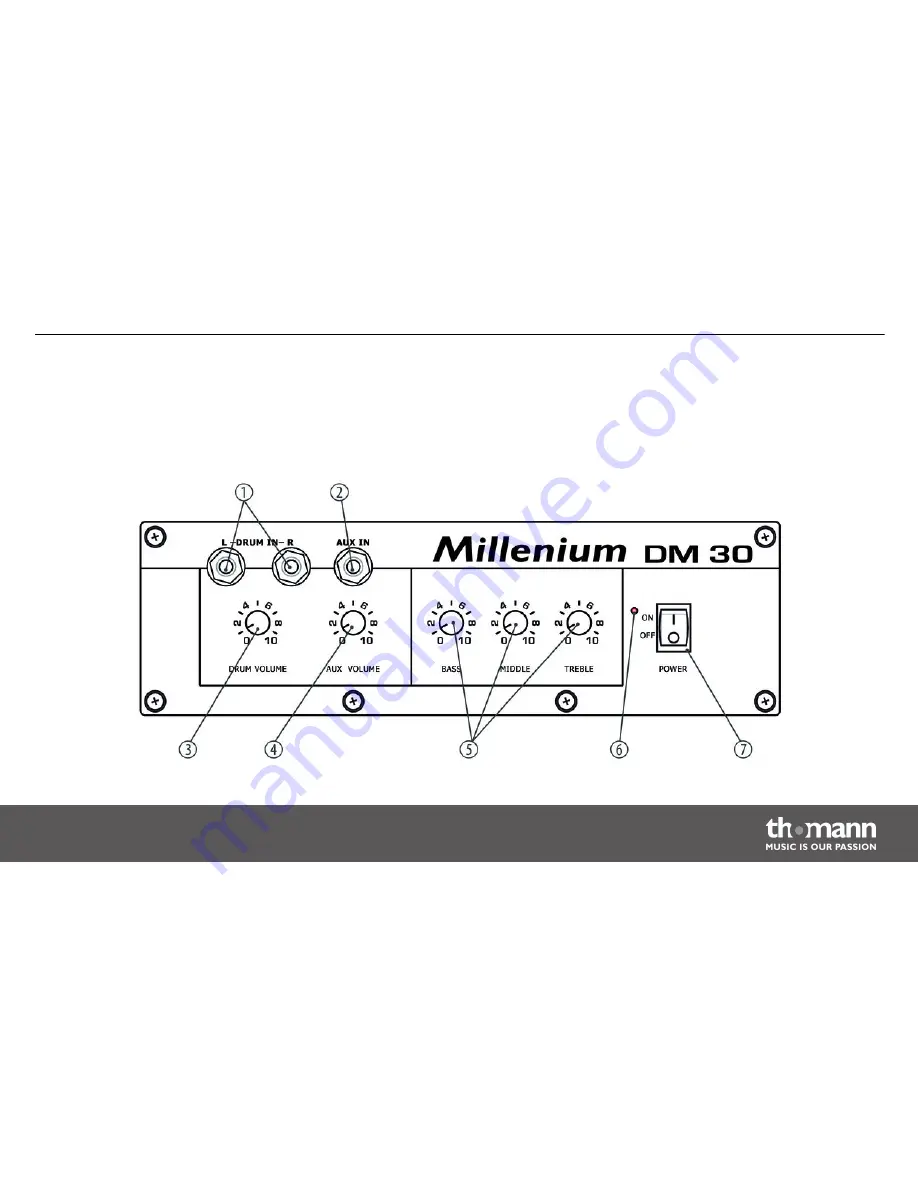 thomann Millenium DM-30 User Manual Download Page 13