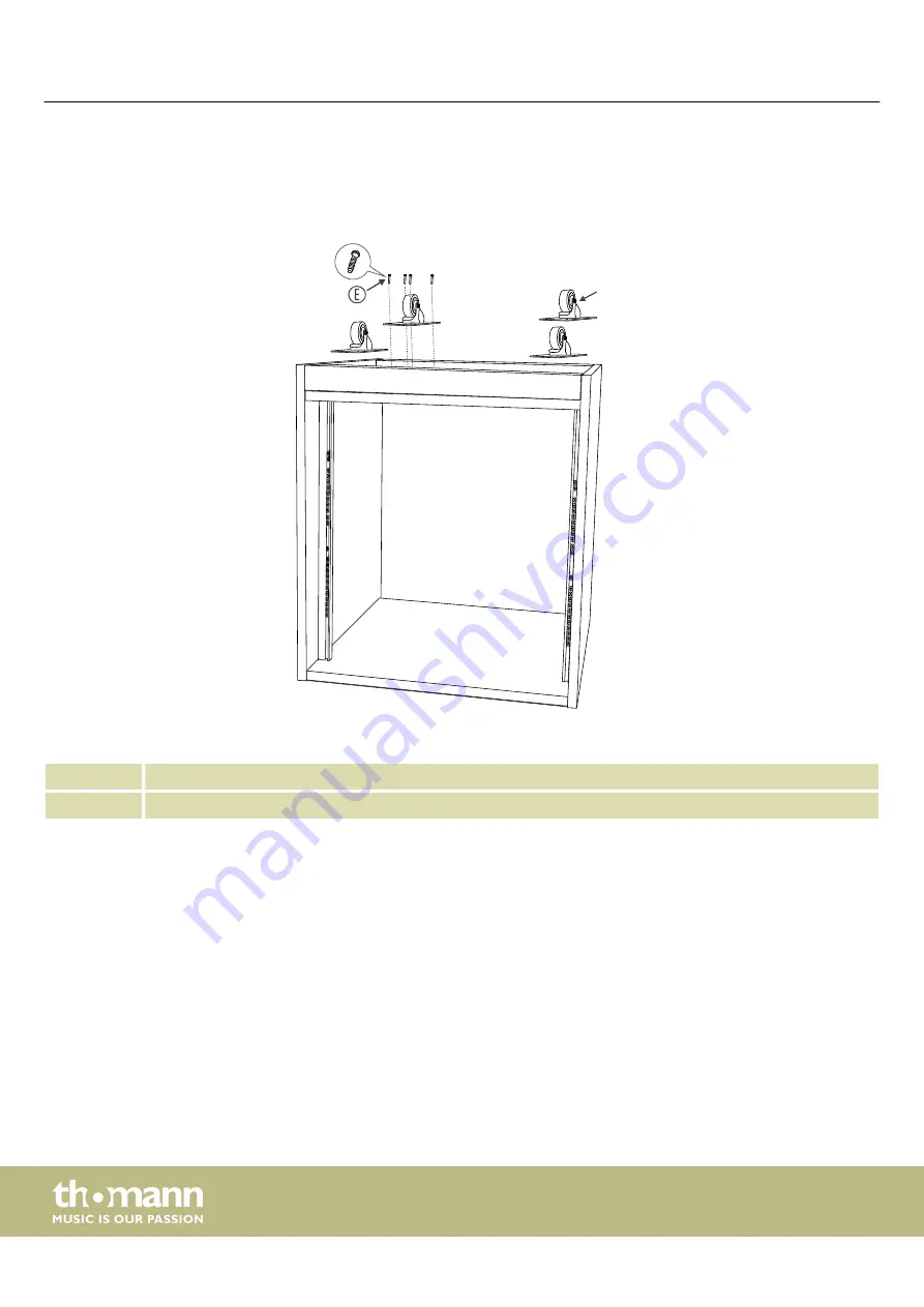 thomann t.racks Thon Studio Rack 10U Assembly Instructions Manual Download Page 14