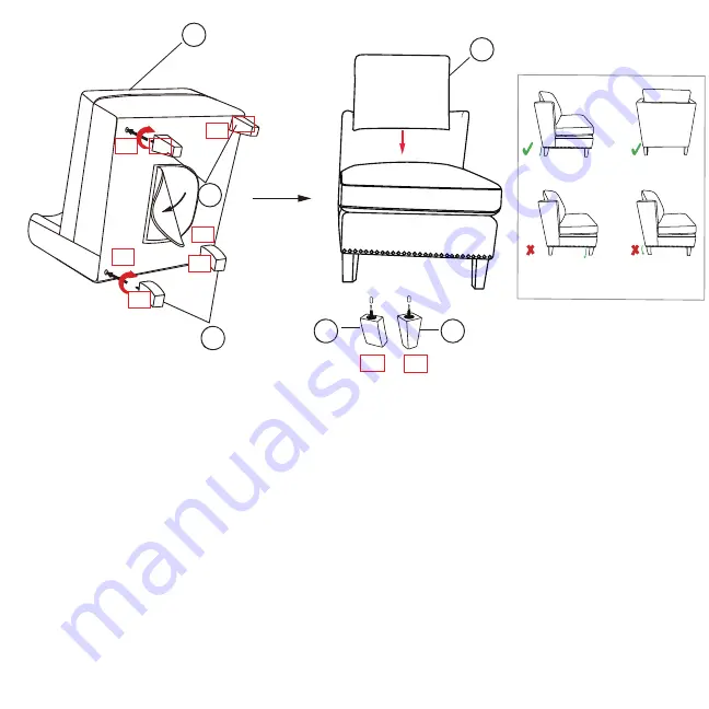 Thomasville 1763-7704B-48 Assembly And Care Instructions Download Page 4