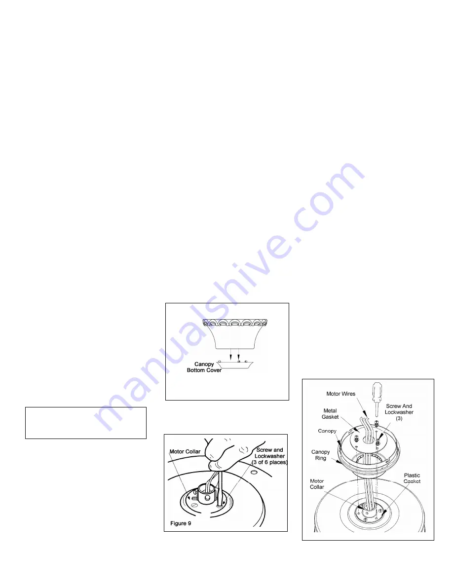 Thomasville Carmel P2505 Installation Manual Download Page 8