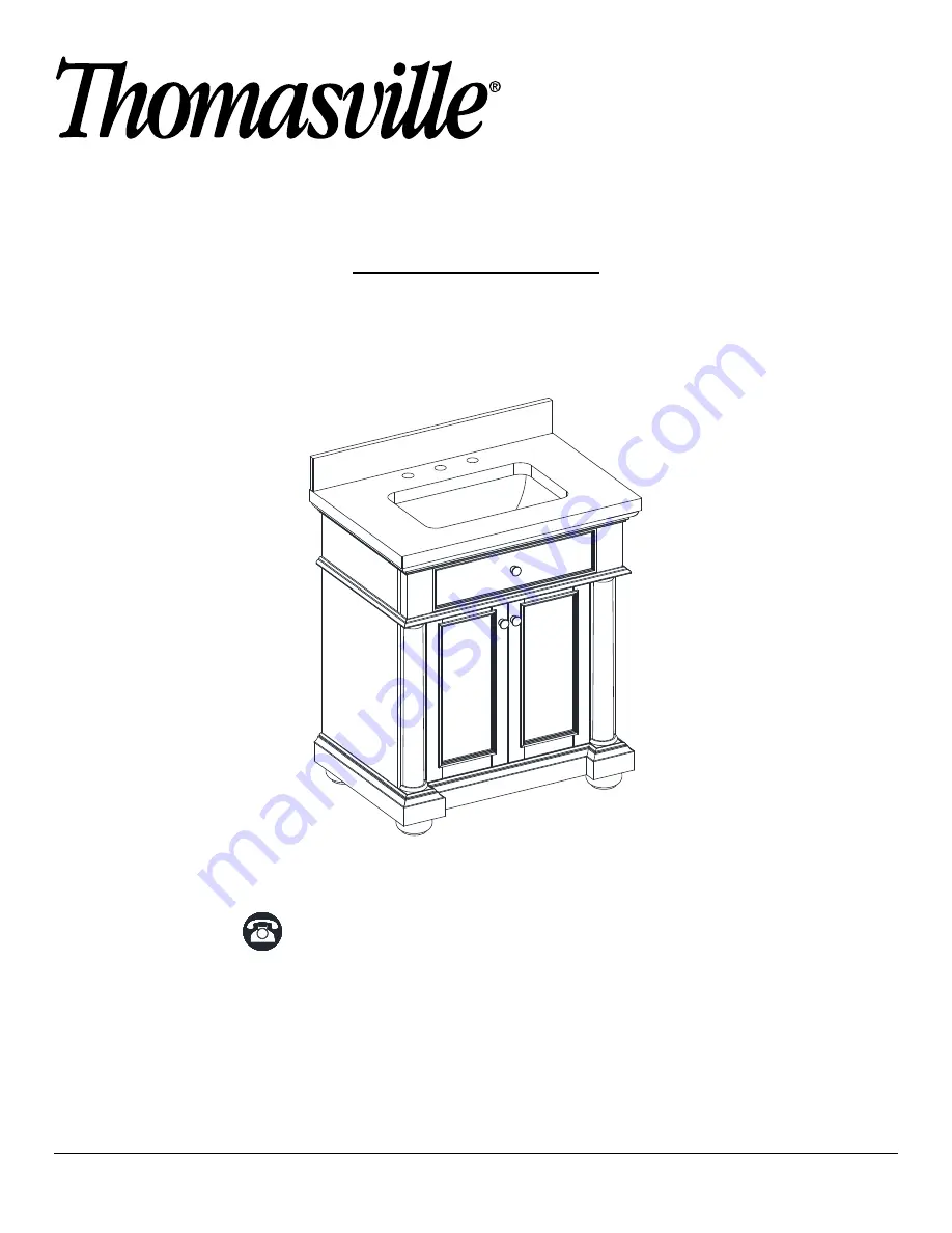 Thomasville McGinnis THMSVL30FVW Use And Care Manual Download Page 21