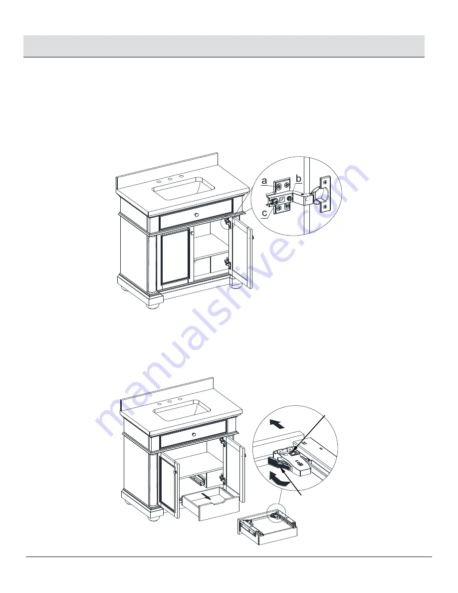 Thomasville McGinnis THMSVL36FVW Use And Care Manual Download Page 18