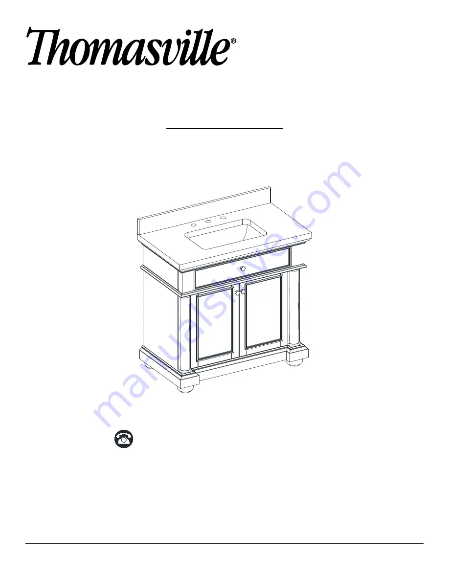 Thomasville McGinnis THMSVL36FVW Use And Care Manual Download Page 21