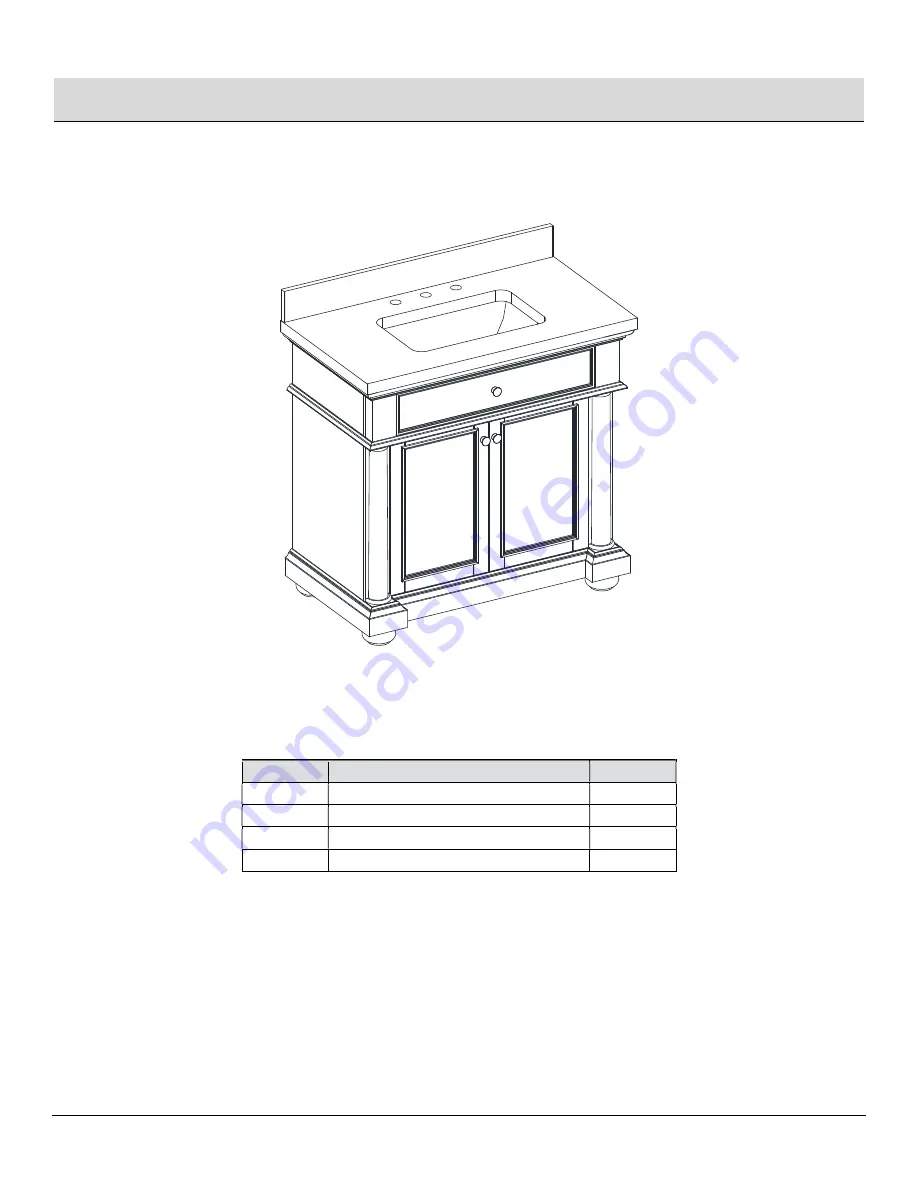 Thomasville McGinnis THMSVL36FVW Use And Care Manual Download Page 25