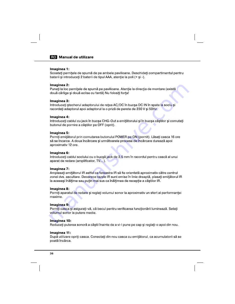 THOMSON 105137 Operating Instruction Download Page 37