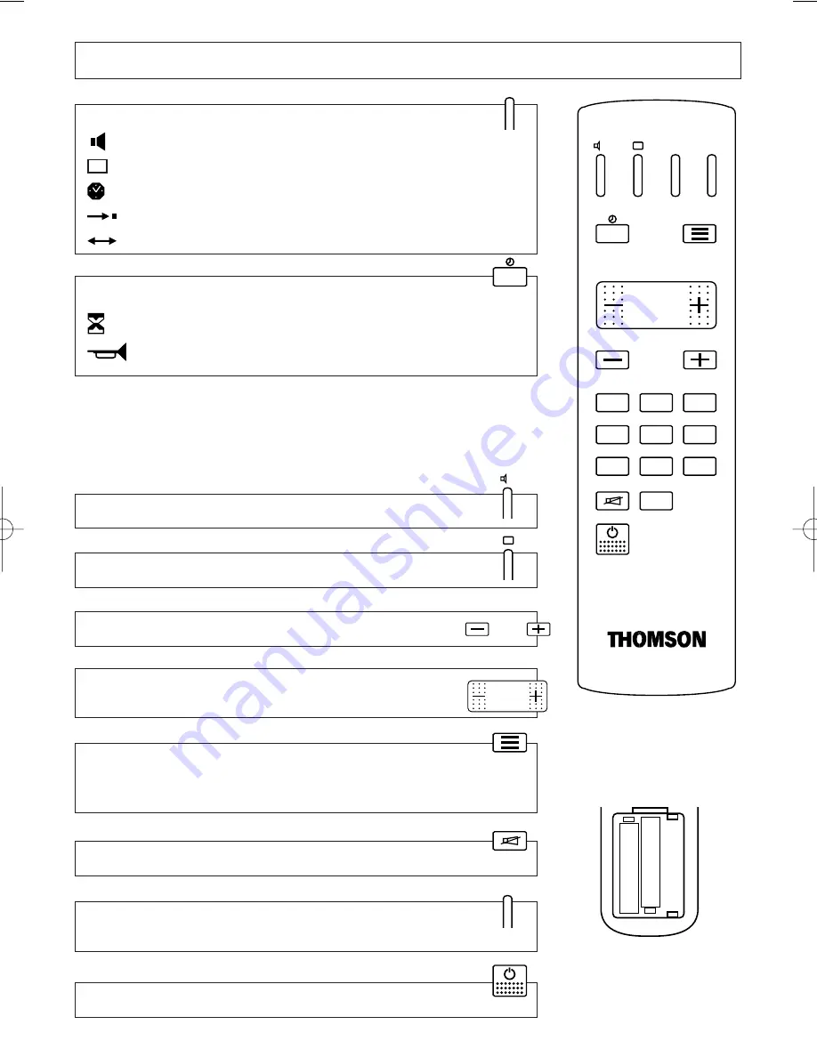 THOMSON 14MS73F Instructions For Use Manual Download Page 3