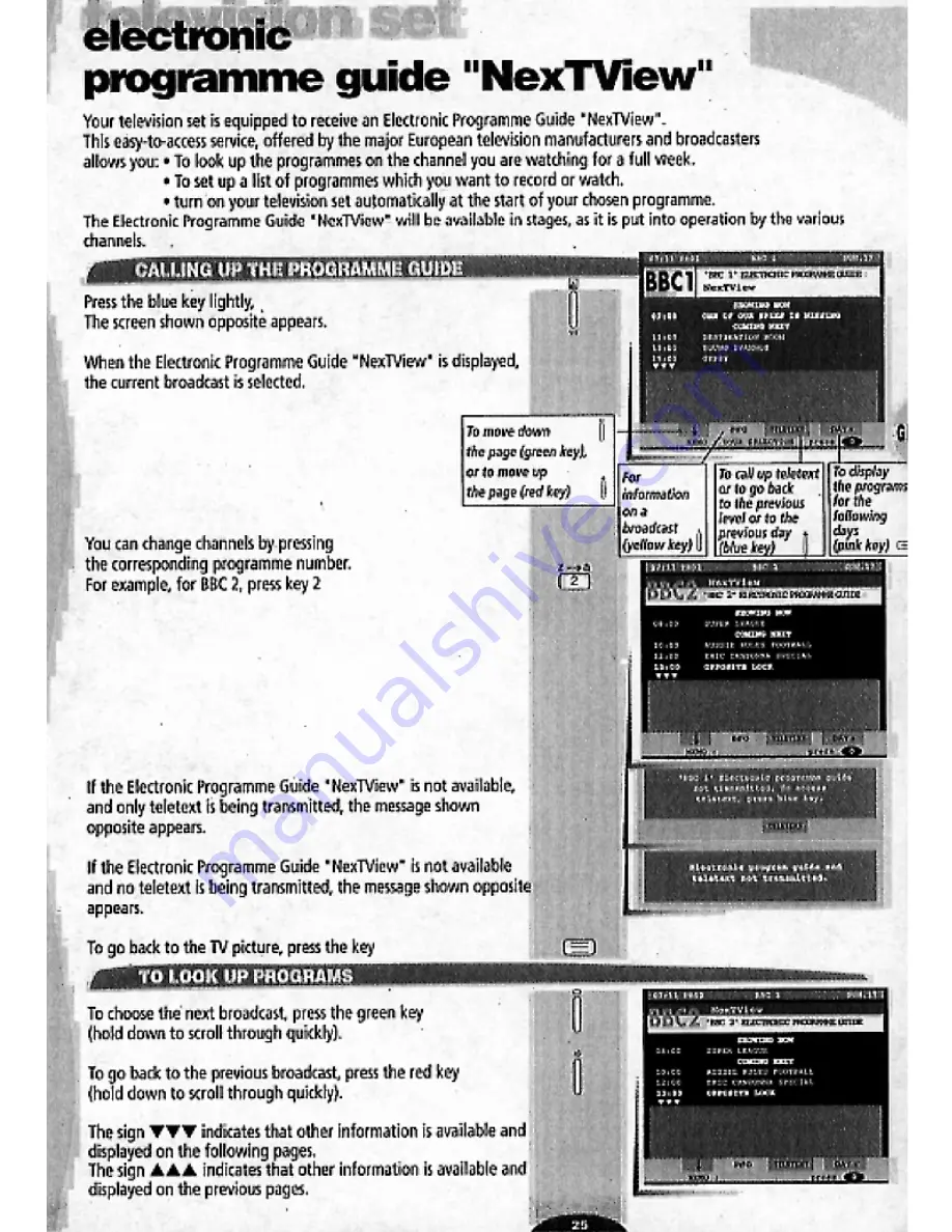 THOMSON 28VT68NE User Manual Download Page 25