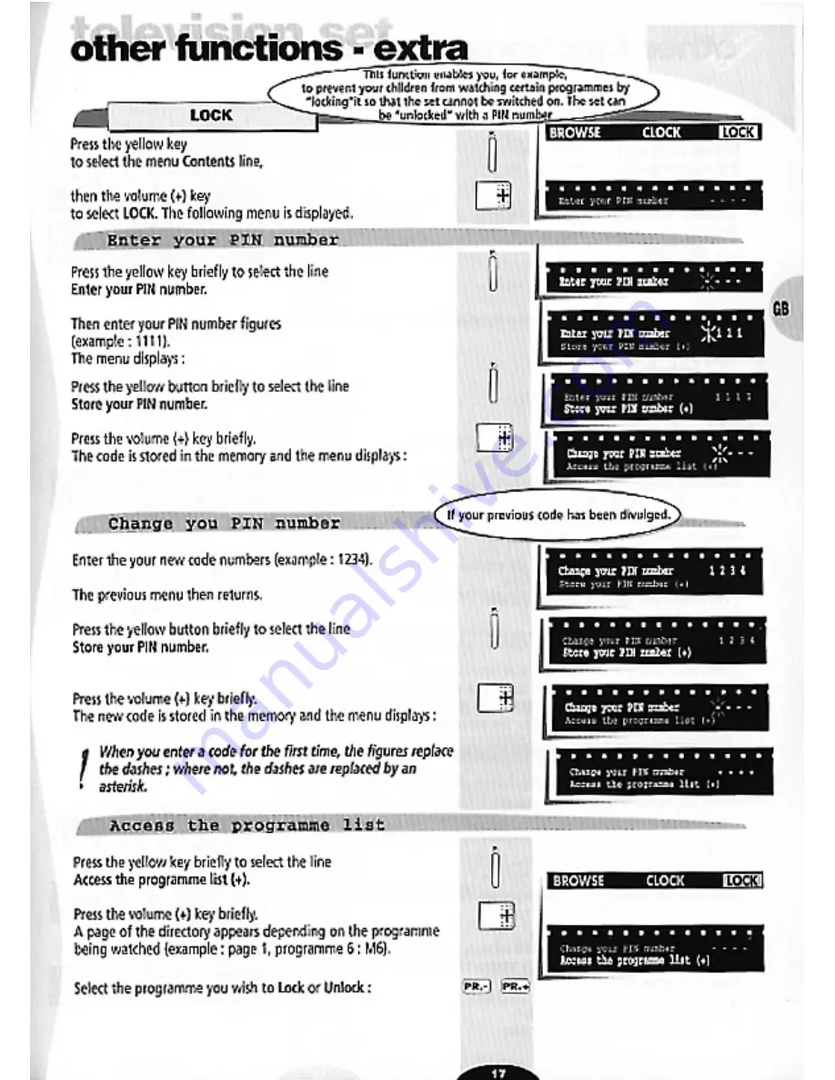 THOMSON 29MH50N User Manual Download Page 17