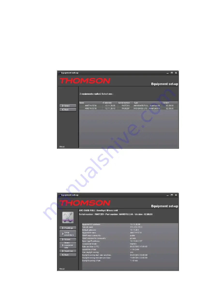 THOMSON Amethyst III User Manual Download Page 52