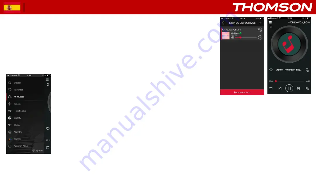 THOMSON CR300IVCA Application Instruction Manual Download Page 53