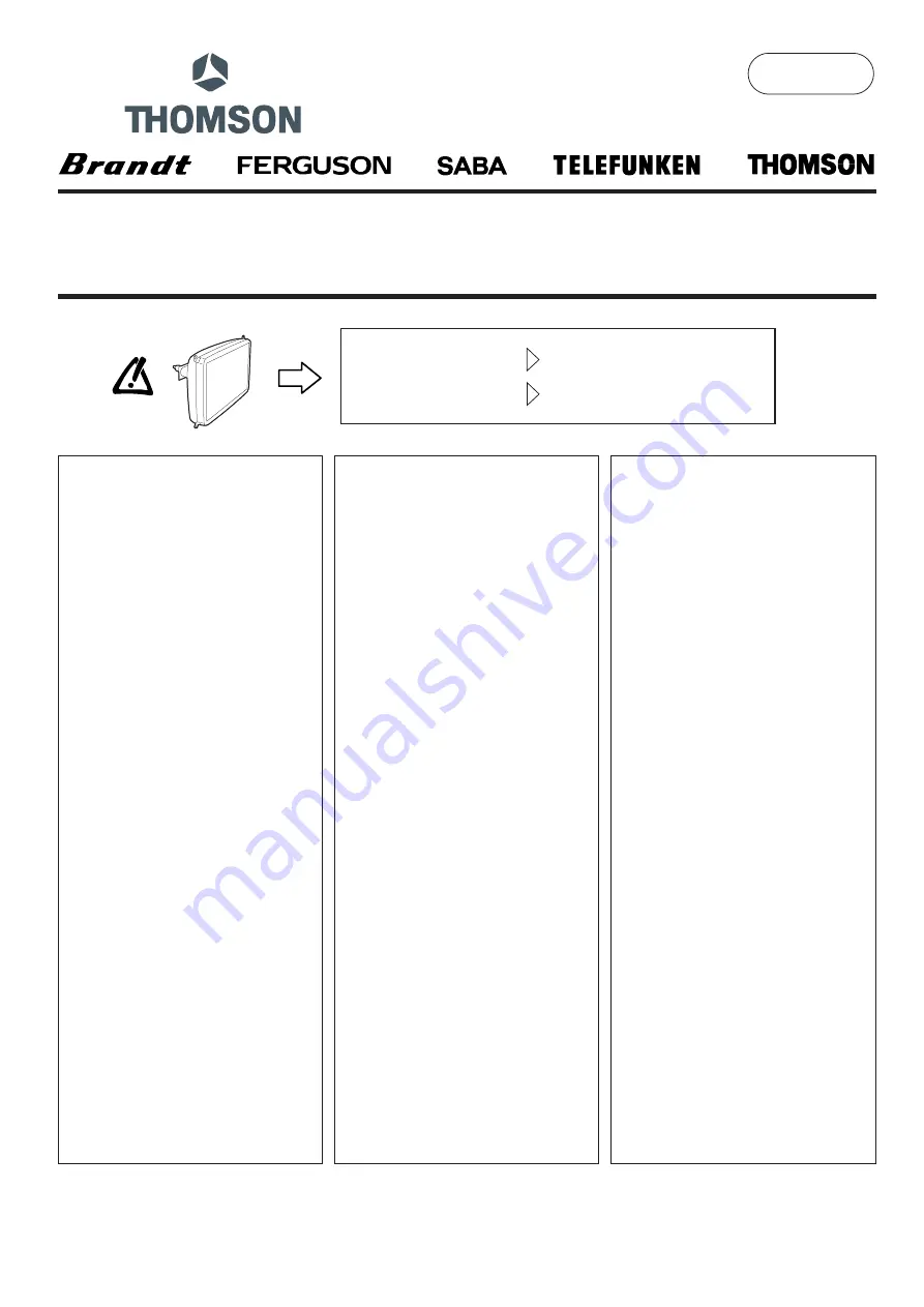 THOMSON ETC210 Manual Download Page 17