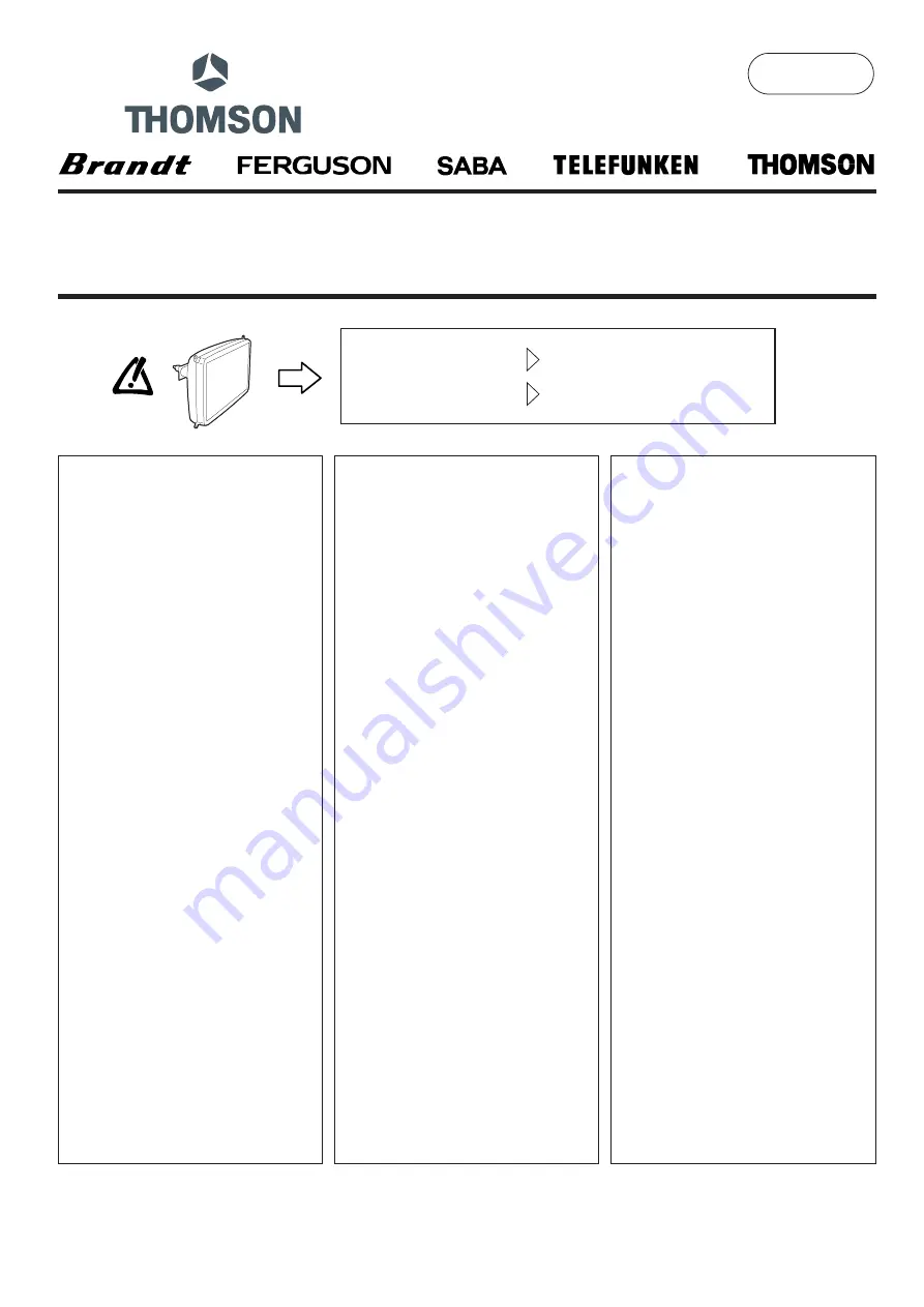 THOMSON ETC210 Manual Download Page 129