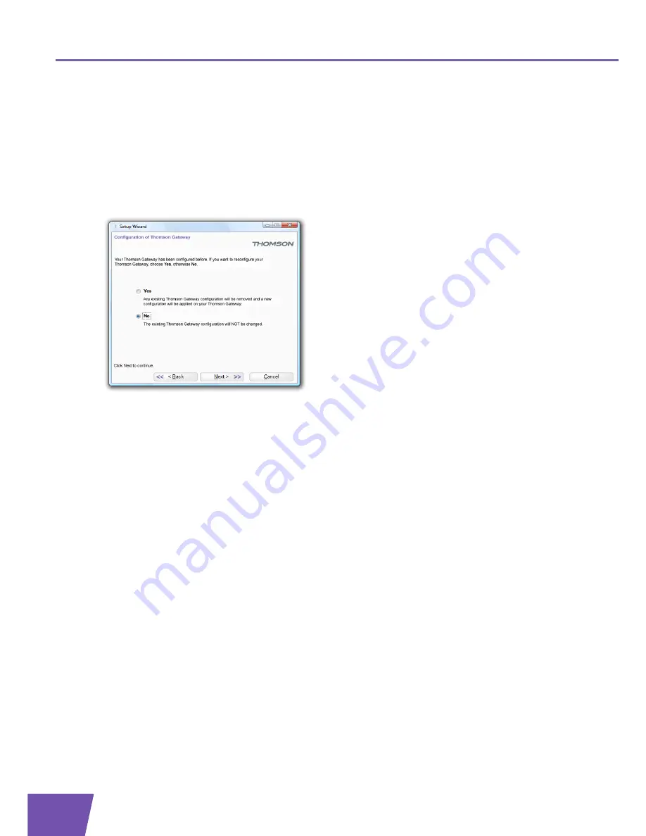 THOMSON TG790 Setup And User Manual Download Page 26