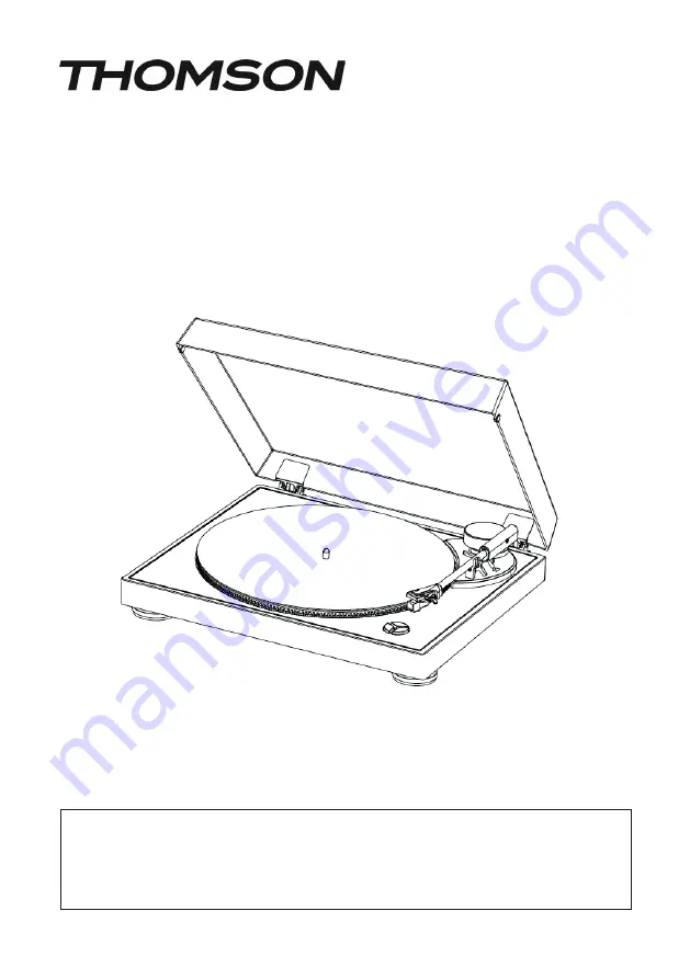 THOMSON TT300 Operating Instructions Manual Download Page 19