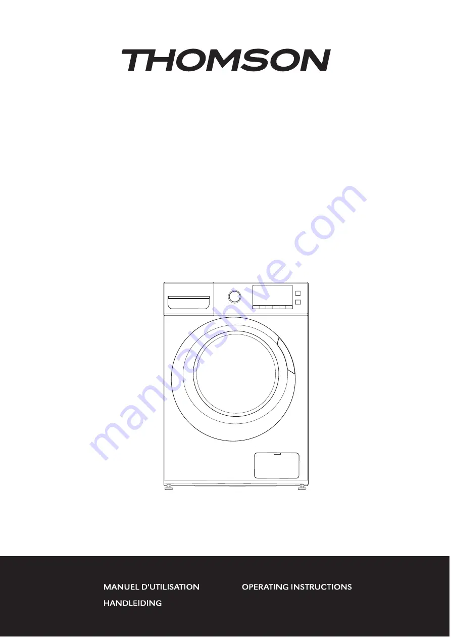 THOMSON TW 712 Operating Instructions Manual Download Page 1