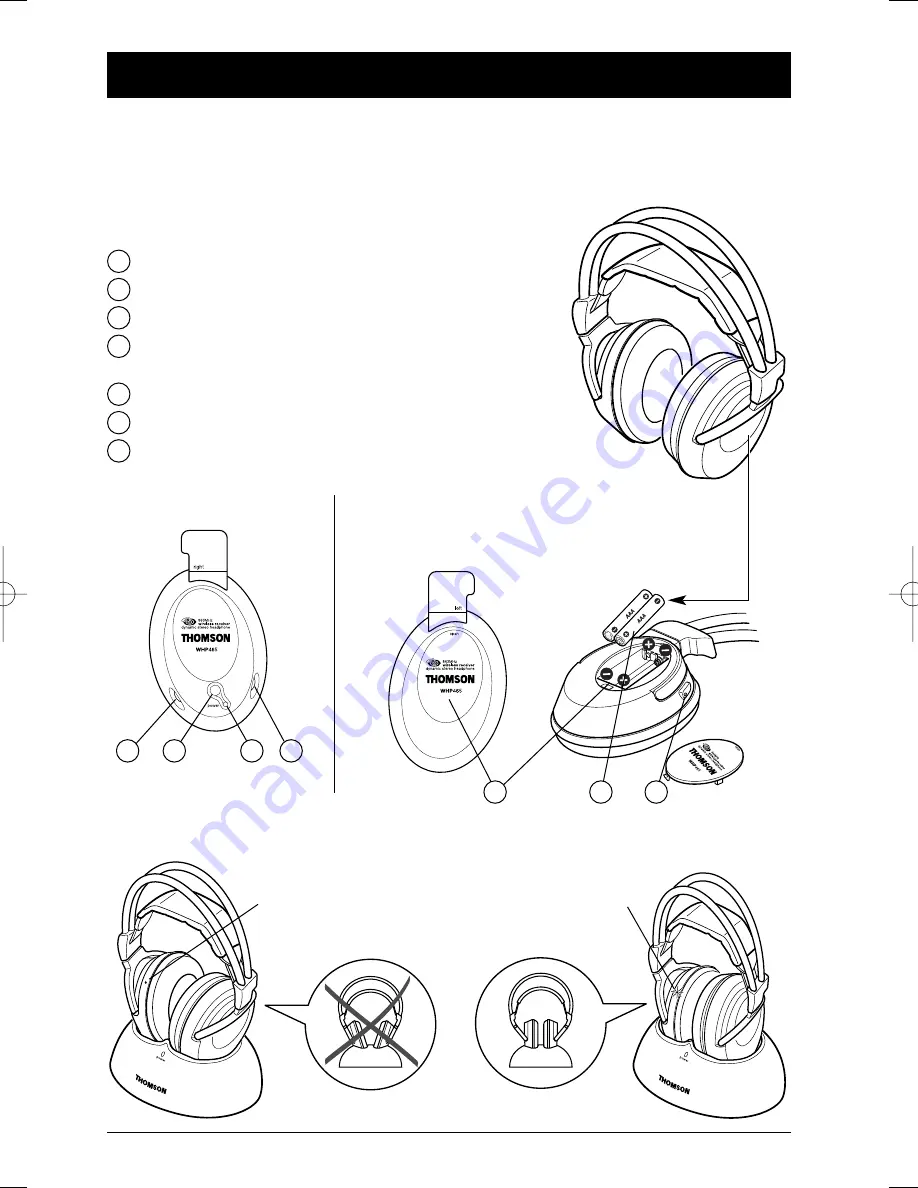 THOMSON WHP 465 Manual Download Page 16